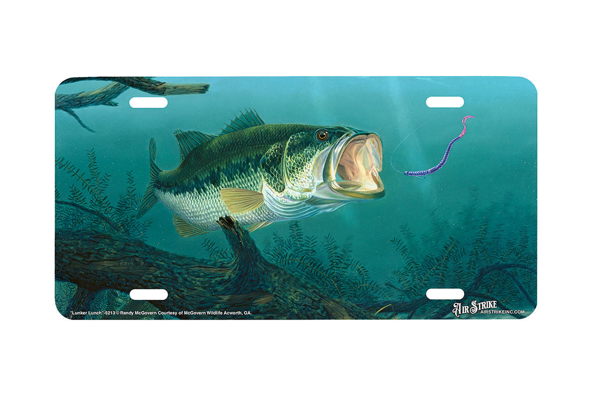 Airstrike® Bass Fishing License Plates