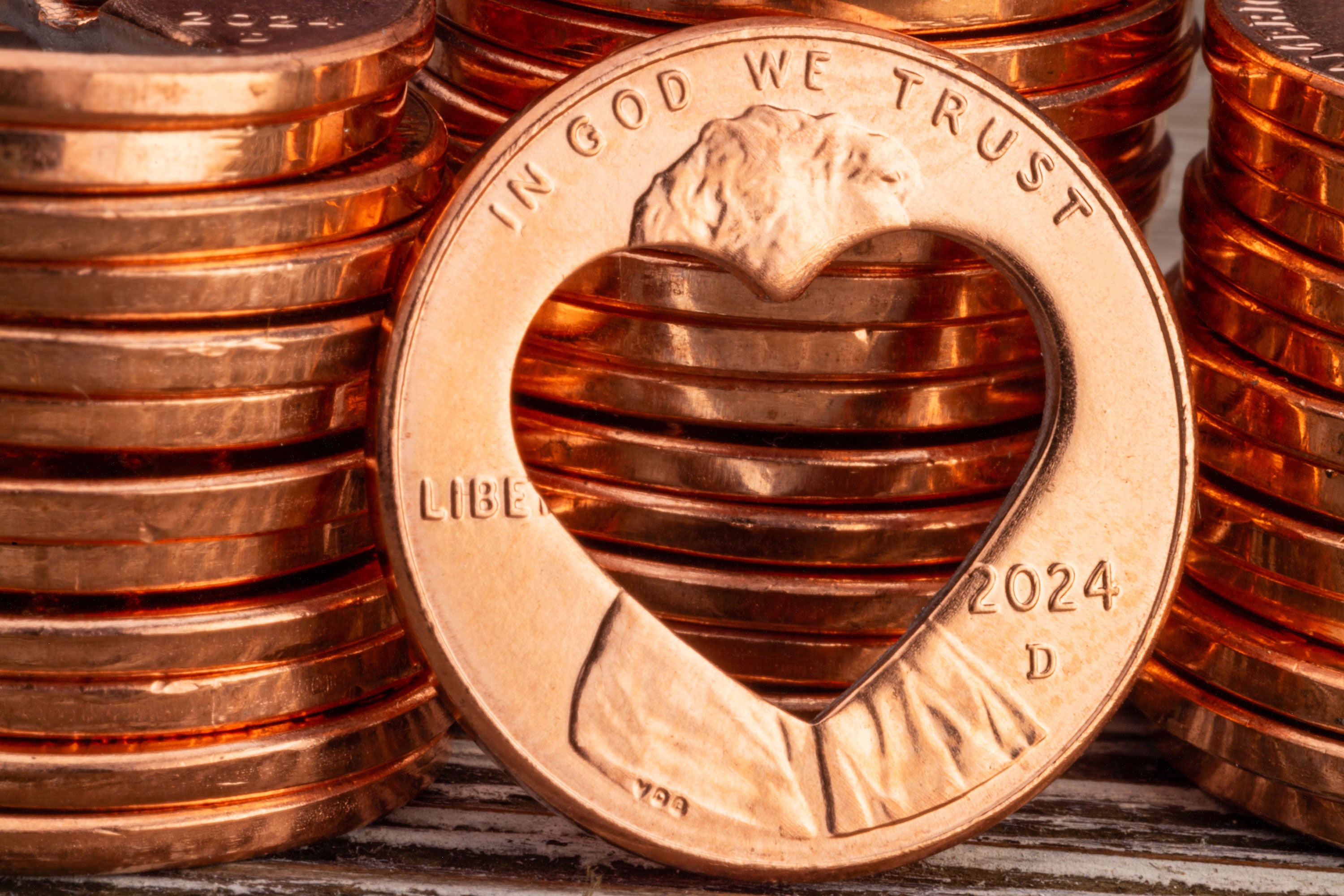 2024 Heart Pennies from Heaven Heart Penny