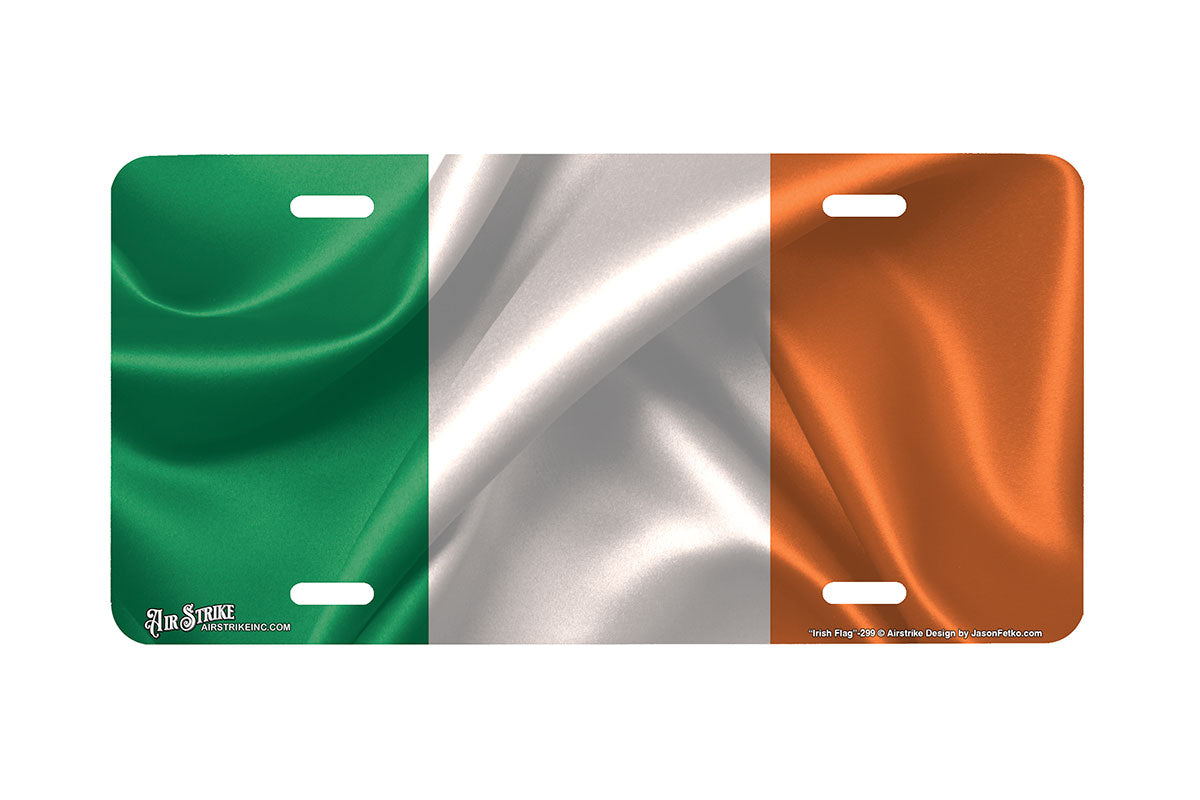 "Irish Flag" - Decorative License Plate