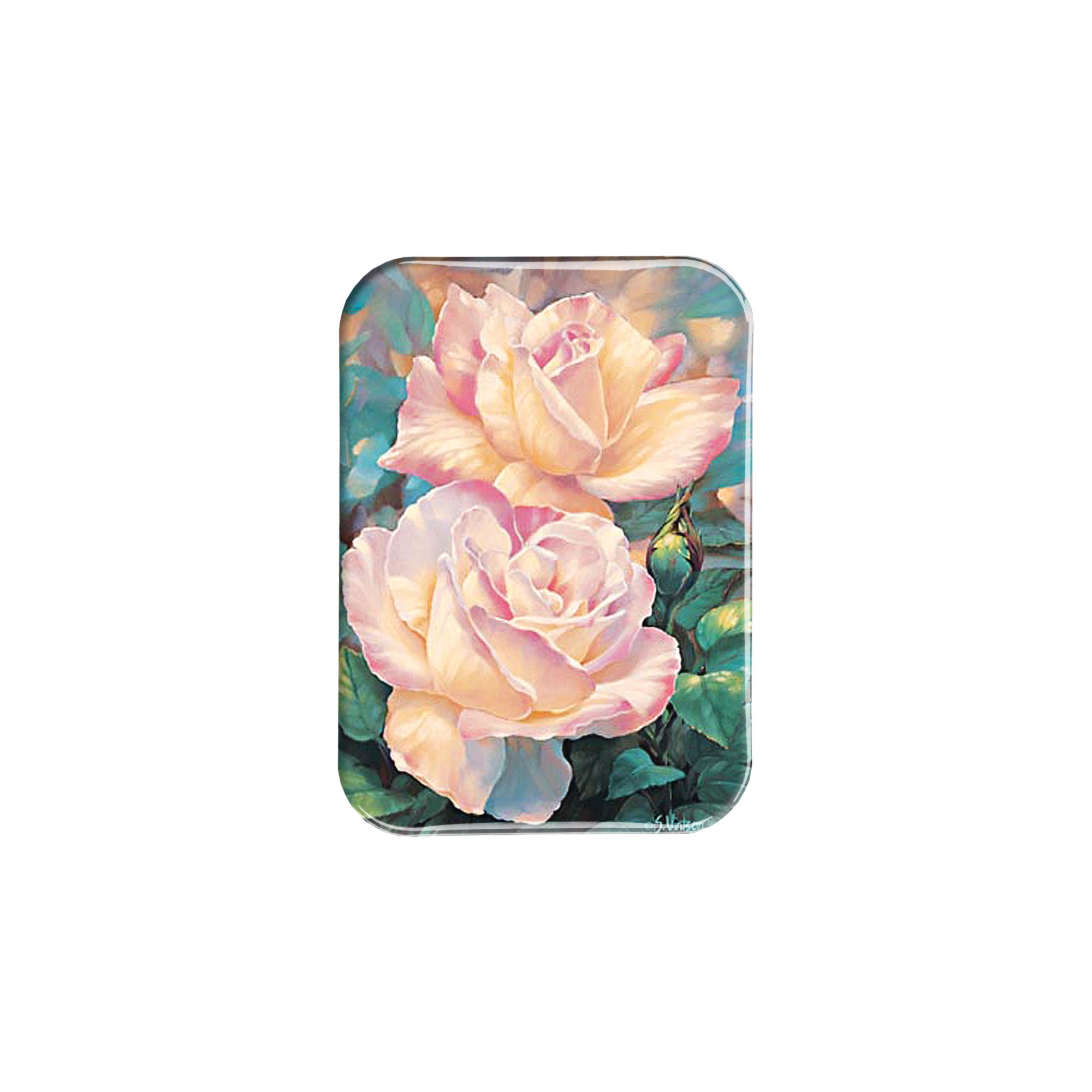 "Rose Garden Party" - 2.5" X 3.5" Rectangle Fridge Magnets