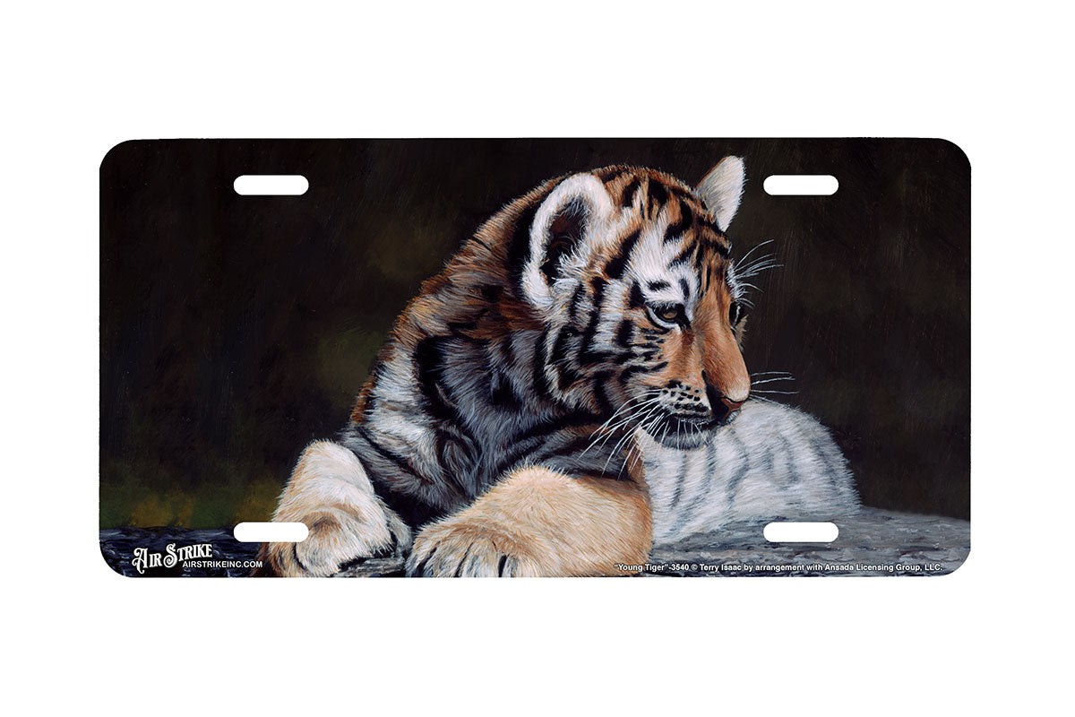 "Young Tiger" - Decorative License Plate