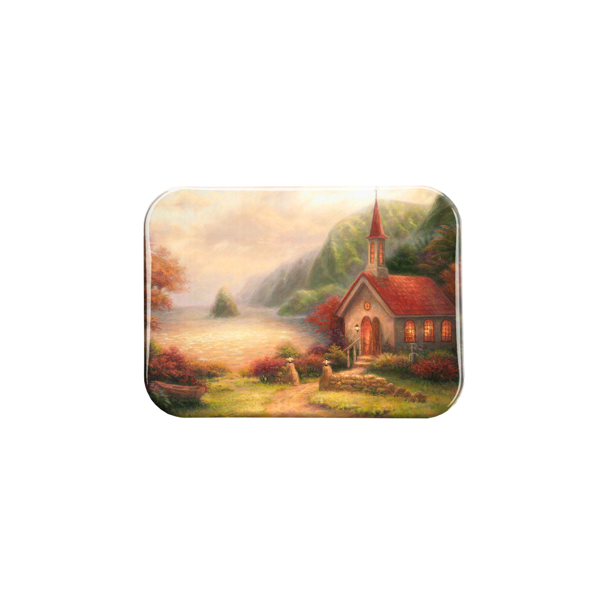 "Compassion Chapel" - 2.5" X 3.5" Rectangle Fridge Magnets