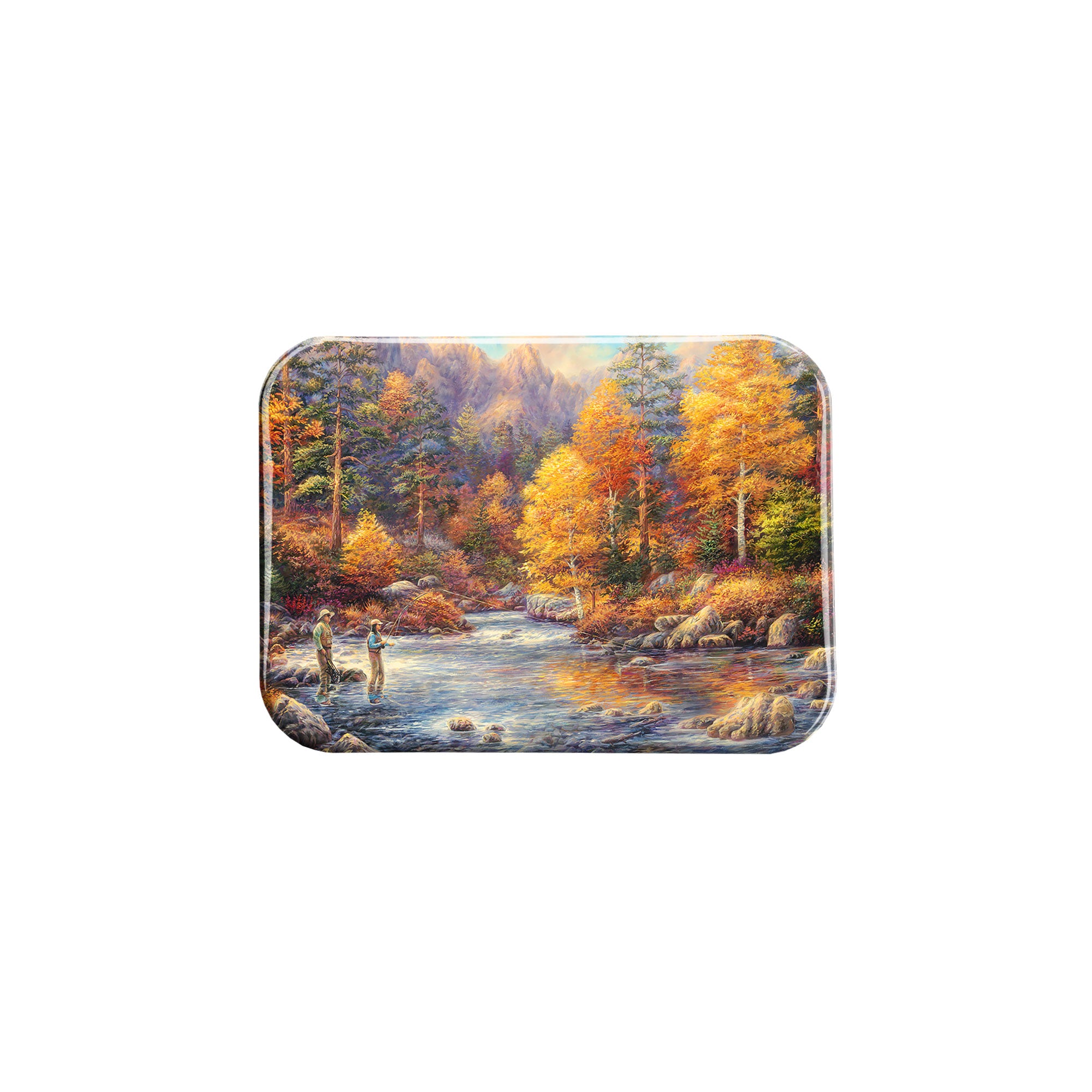 "Fly Fishing Legacy" - 2.5" X 3.5" Rectangle Fridge Magnets