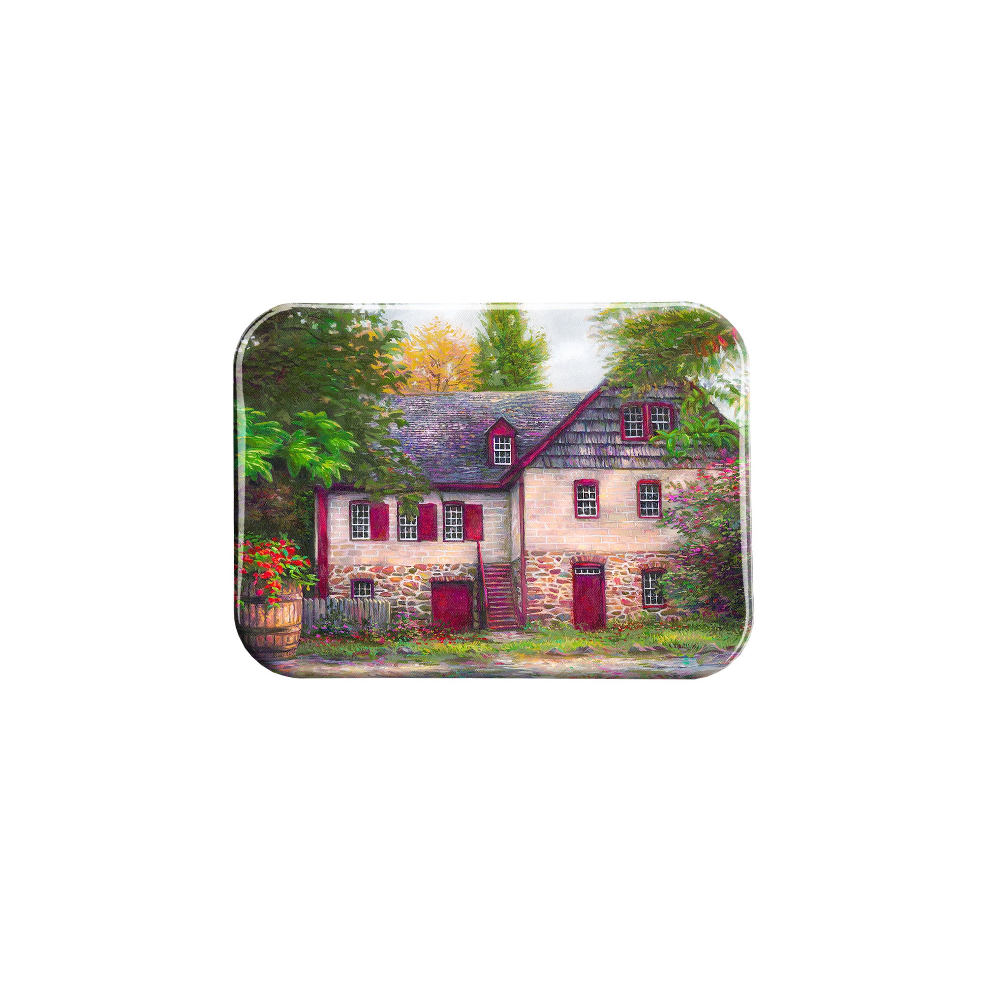 "Salem House" - 2.5" X 3.5" Rectangle Fridge Magnets