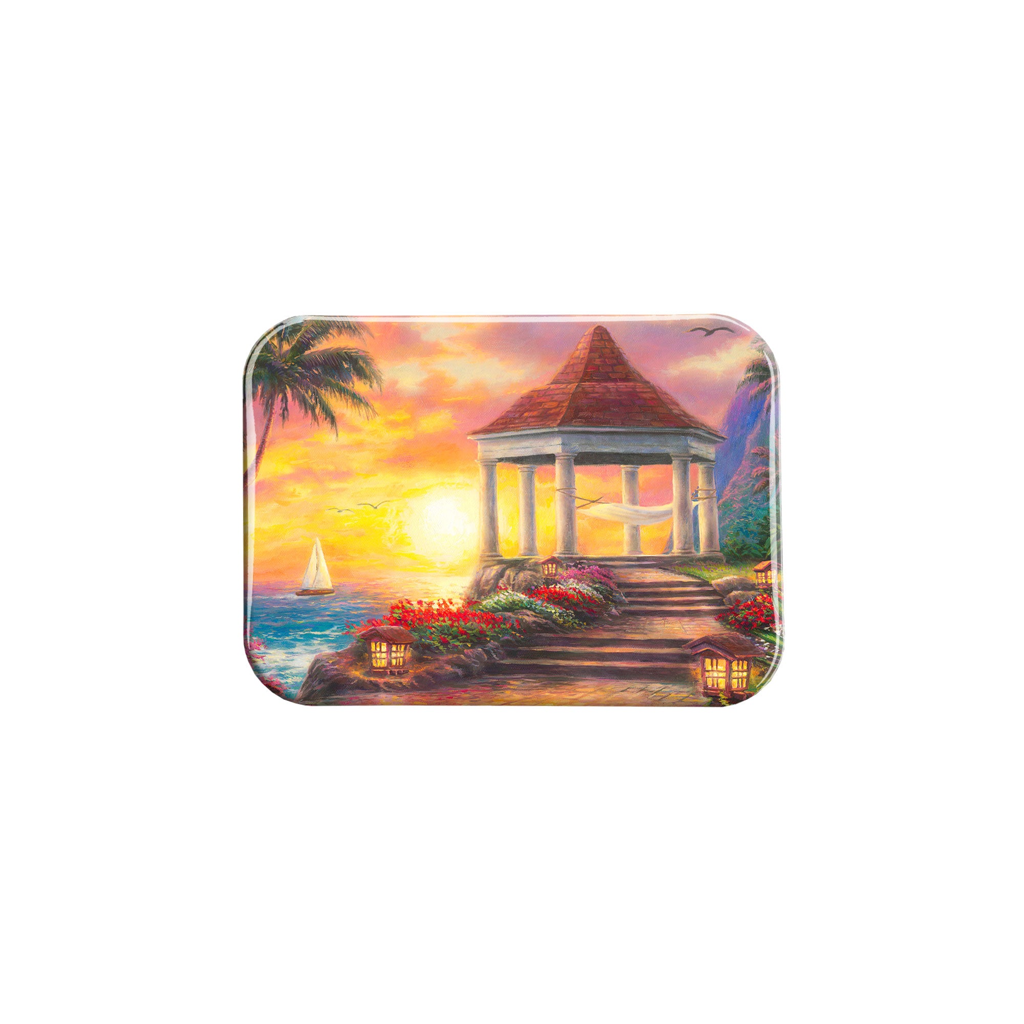 "Sunset Overlook" - 2.5" X 3.5" Rectangle Fridge Magnets