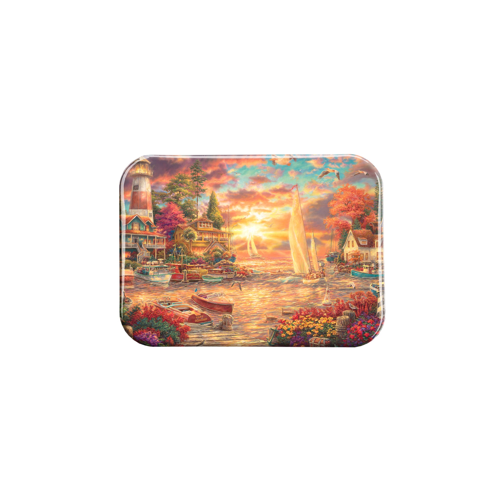 "Into the Sunset " - 2.5" X 3.5" Rectangle Fridge Magnets