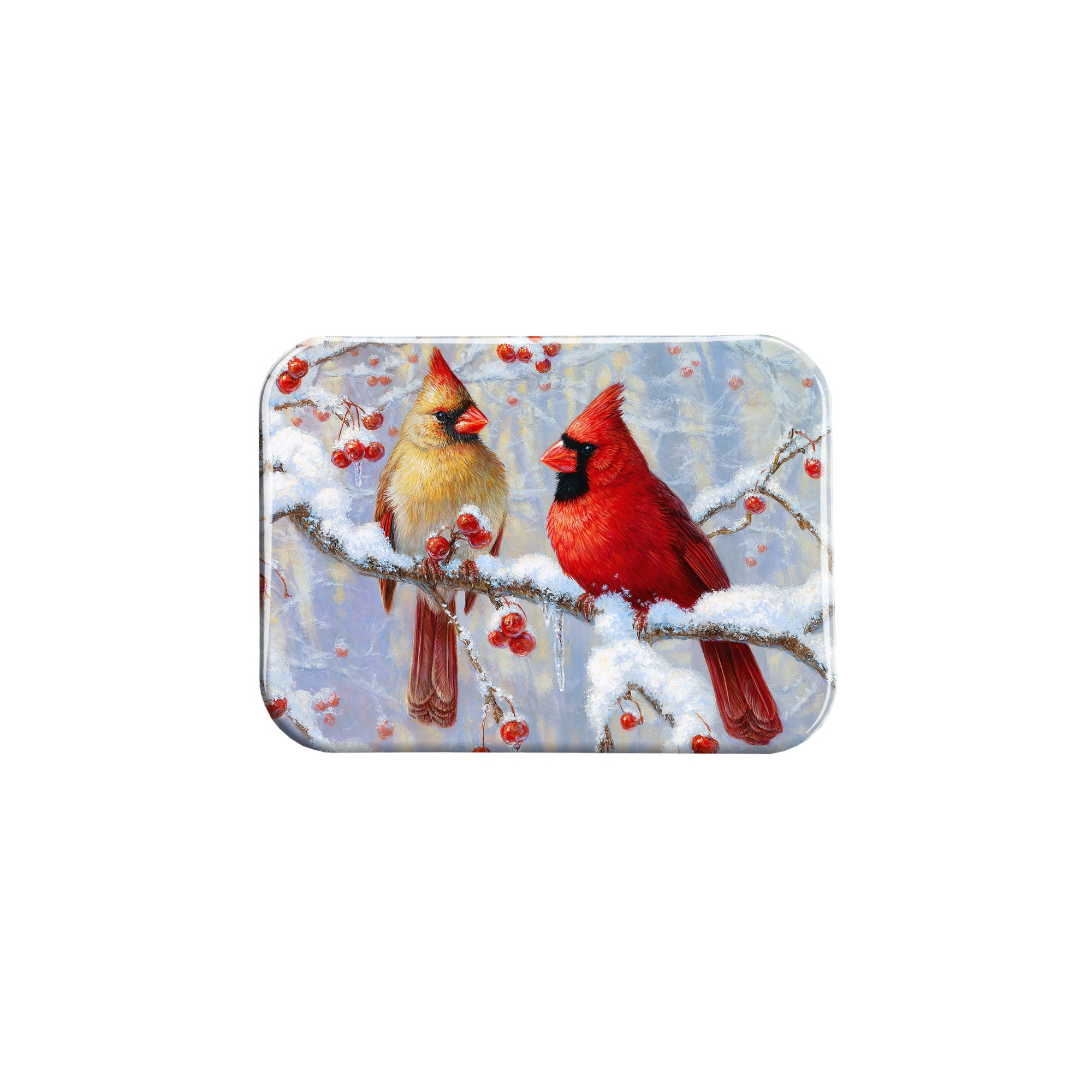 "Winter Joy" - 2.5" X 3.5" Rectangle Fridge Magnets