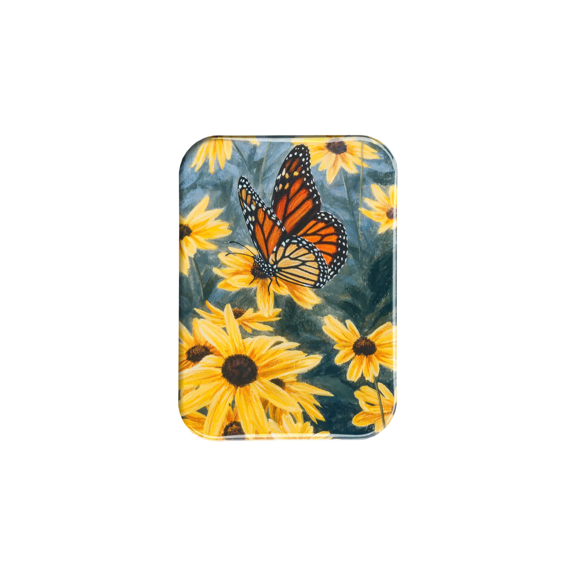 "Butterfly Morning" - 2.5" X 3.5" Rectangle Fridge Magnets