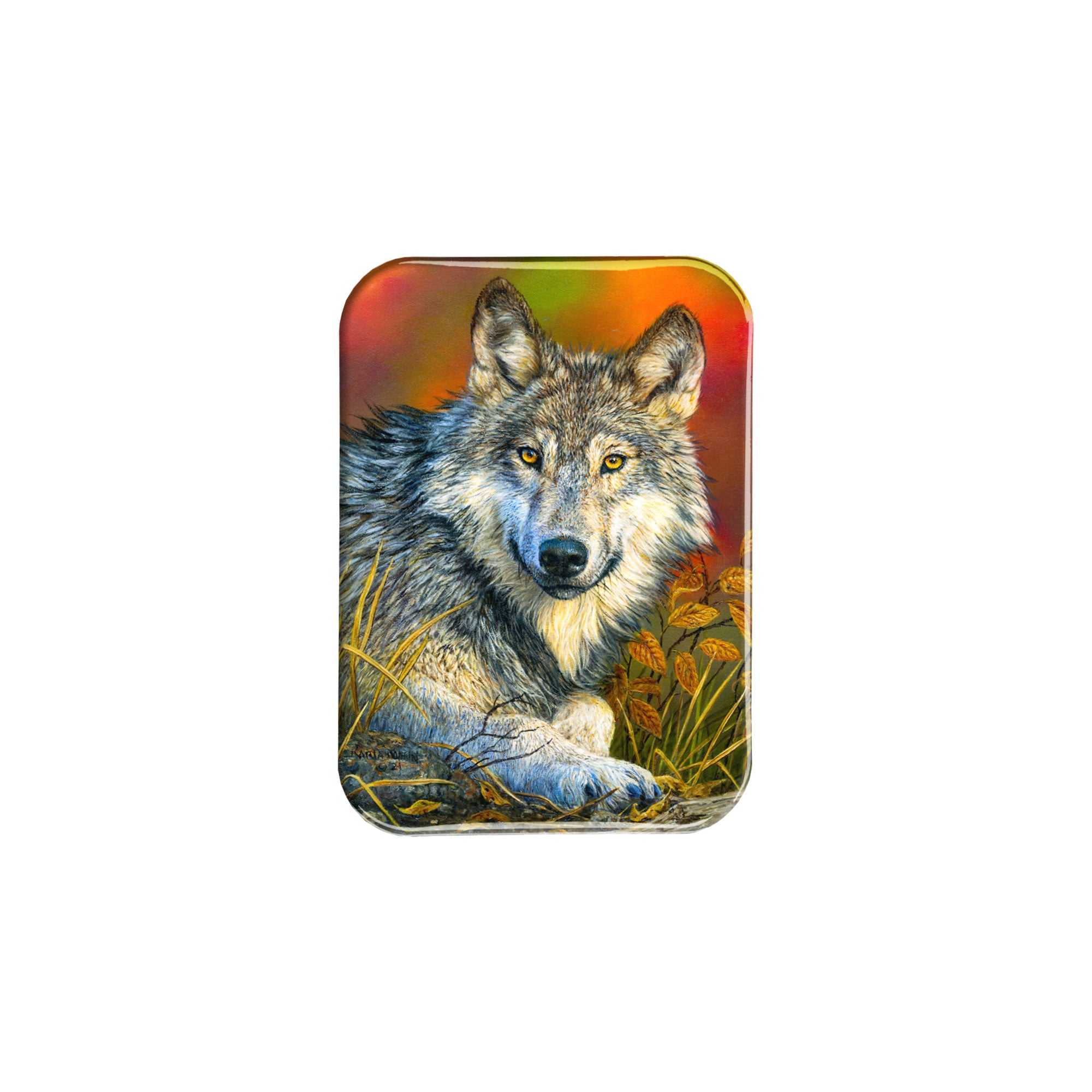 "Autumn Repose" - 2.5" X 3.5" Rectangle Fridge Magnets