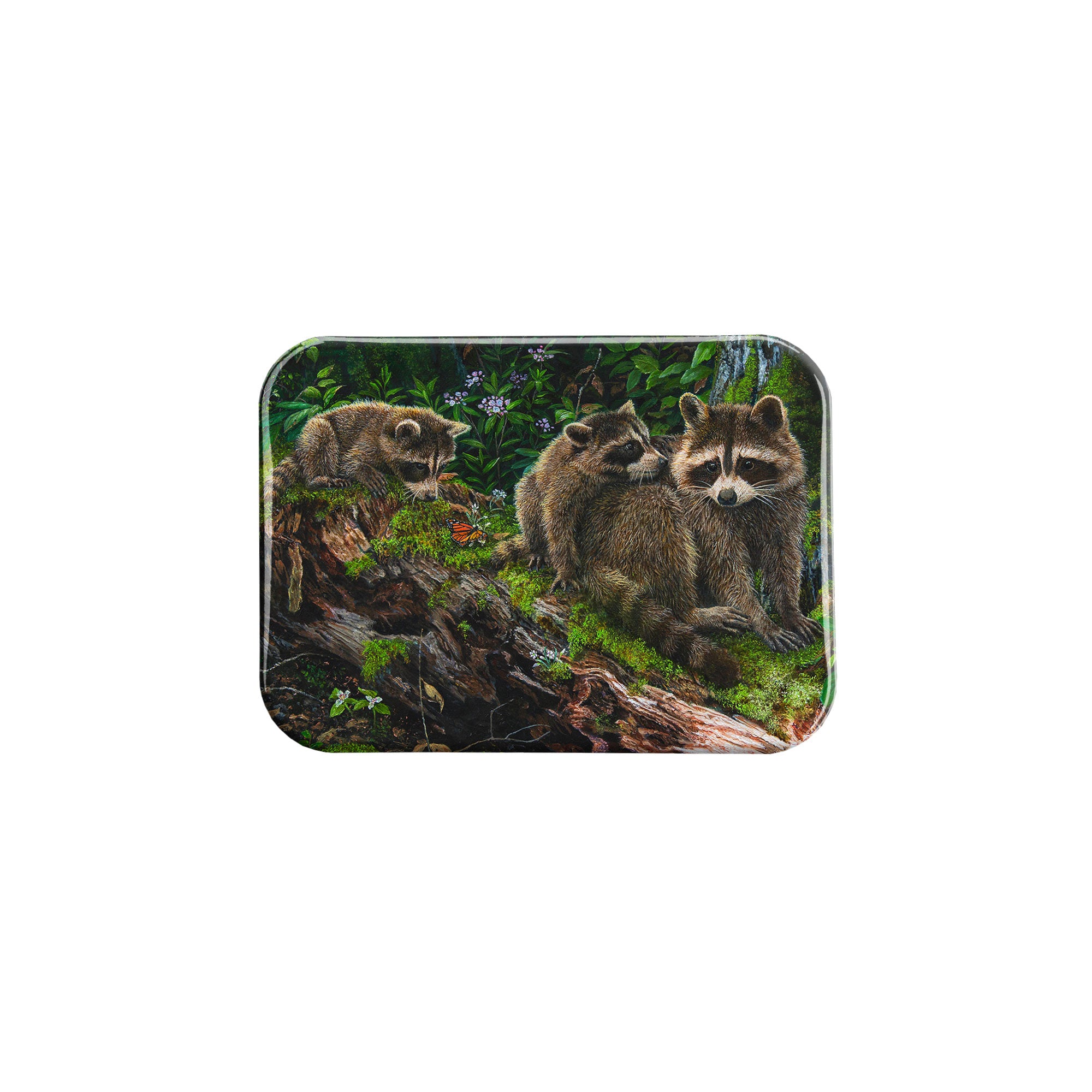 "Deep in the Forest With Mom " - 2.5" X 3.5" Rectangle Fridge Magnets