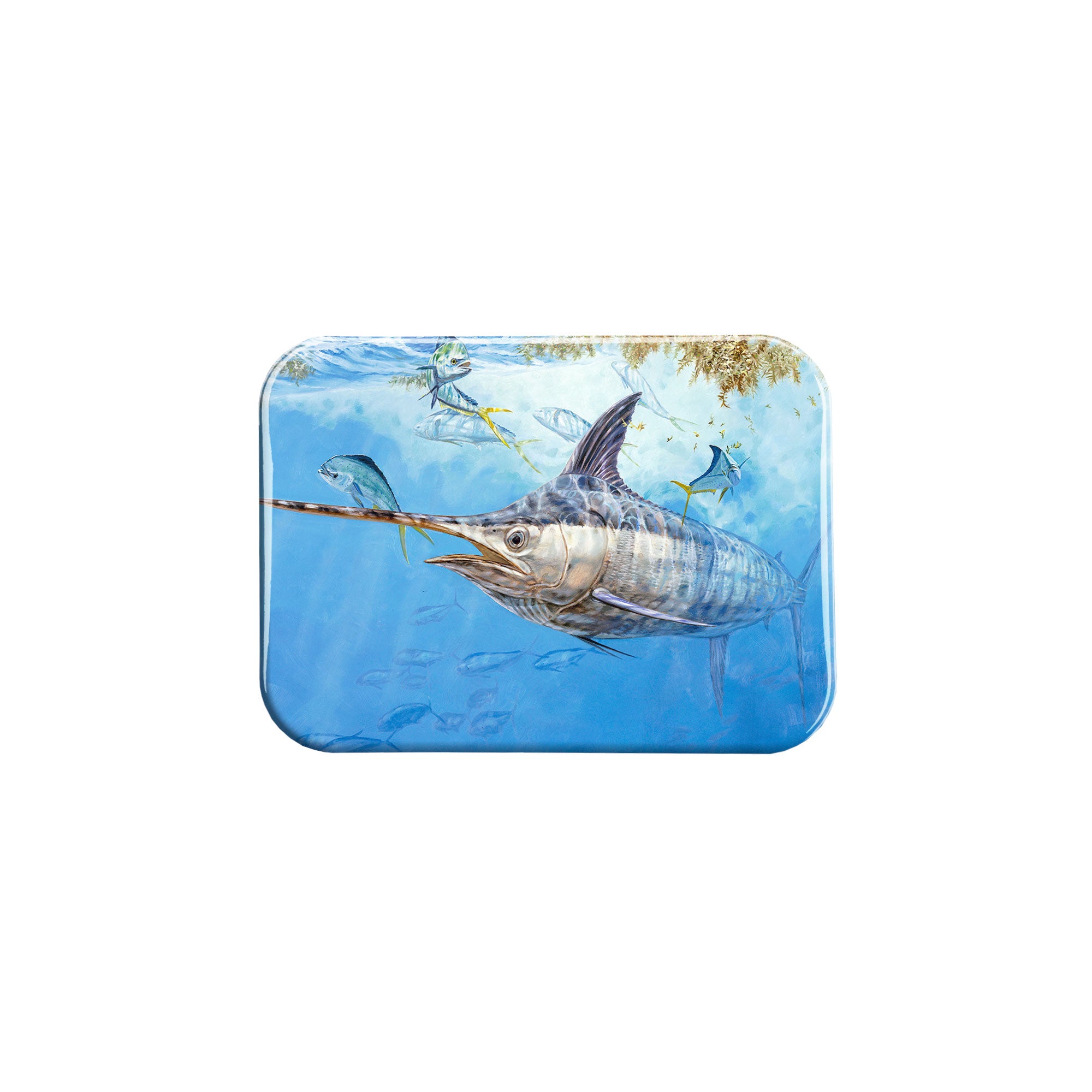 "Scout Tourney Marlin" - 2.5" X 3.5" Rectangle Fridge Magnets