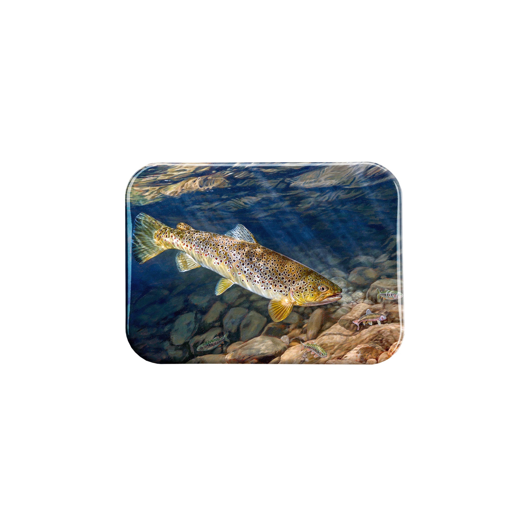 "Sunset Brownie" - 2.5" X 3.5" Rectangle Fridge Magnets