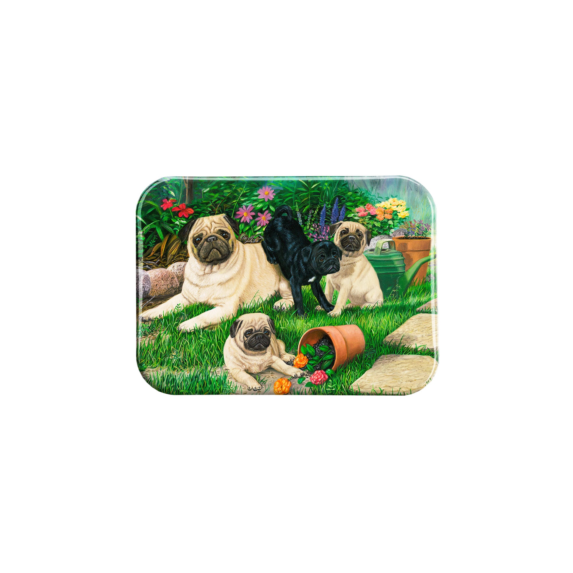 "The Gardeners" - 2.5" X 3.5" Rectangle Fridge Magnets