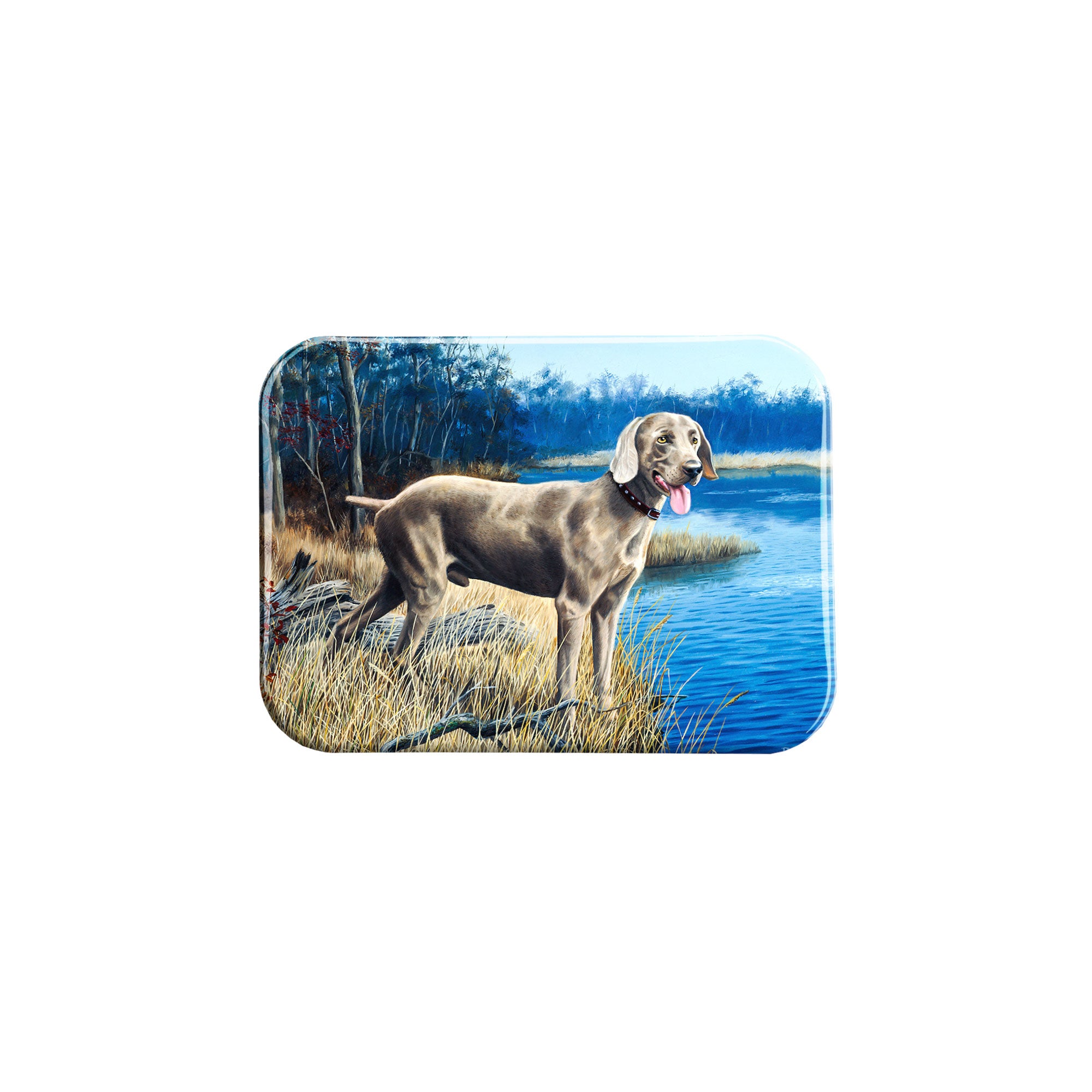 "Weimaraner" - 2.5" X 3.5" Rectangle Fridge Magnets