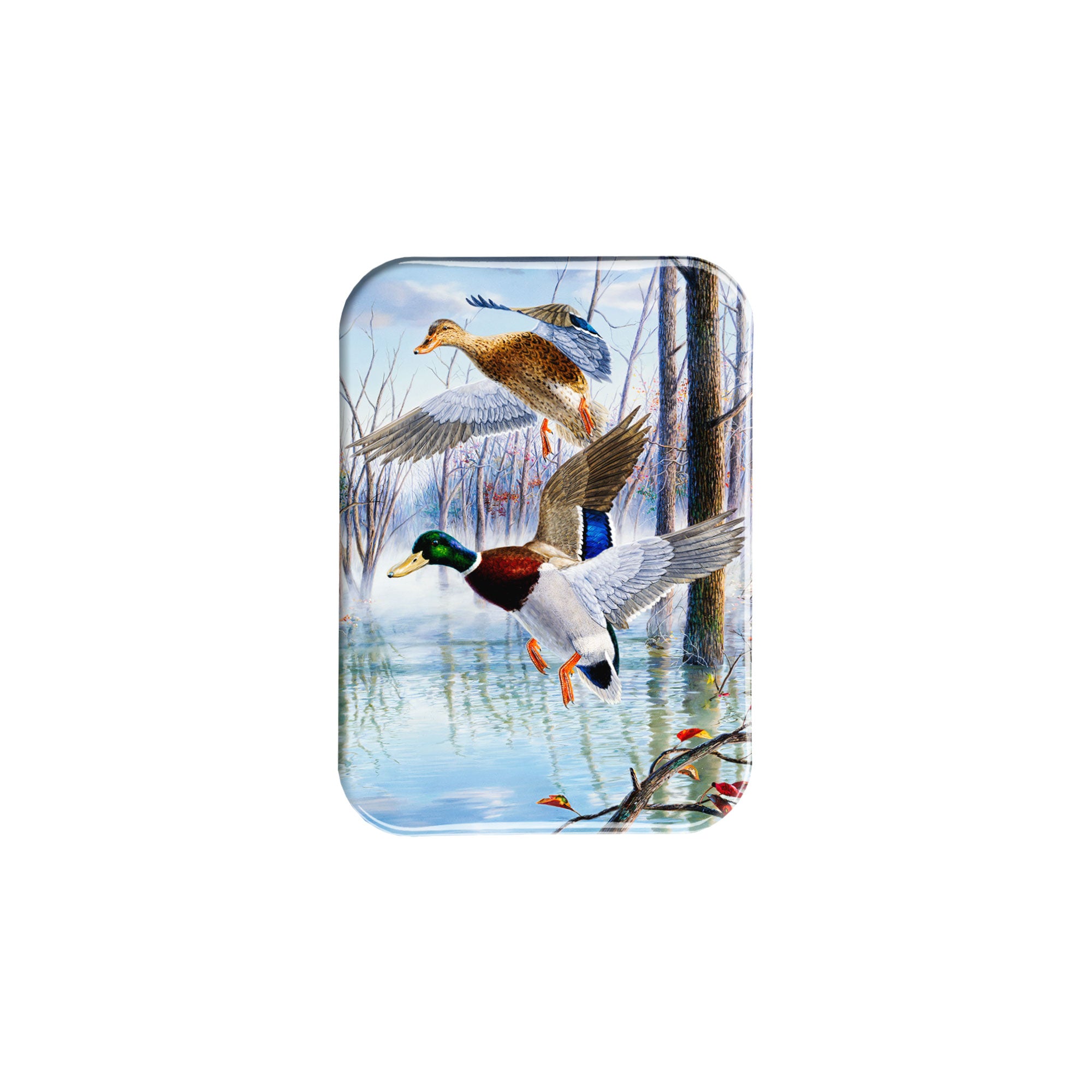 "Timber Mallards" - 2.5" X 3.5" Rectangle Fridge Magnets