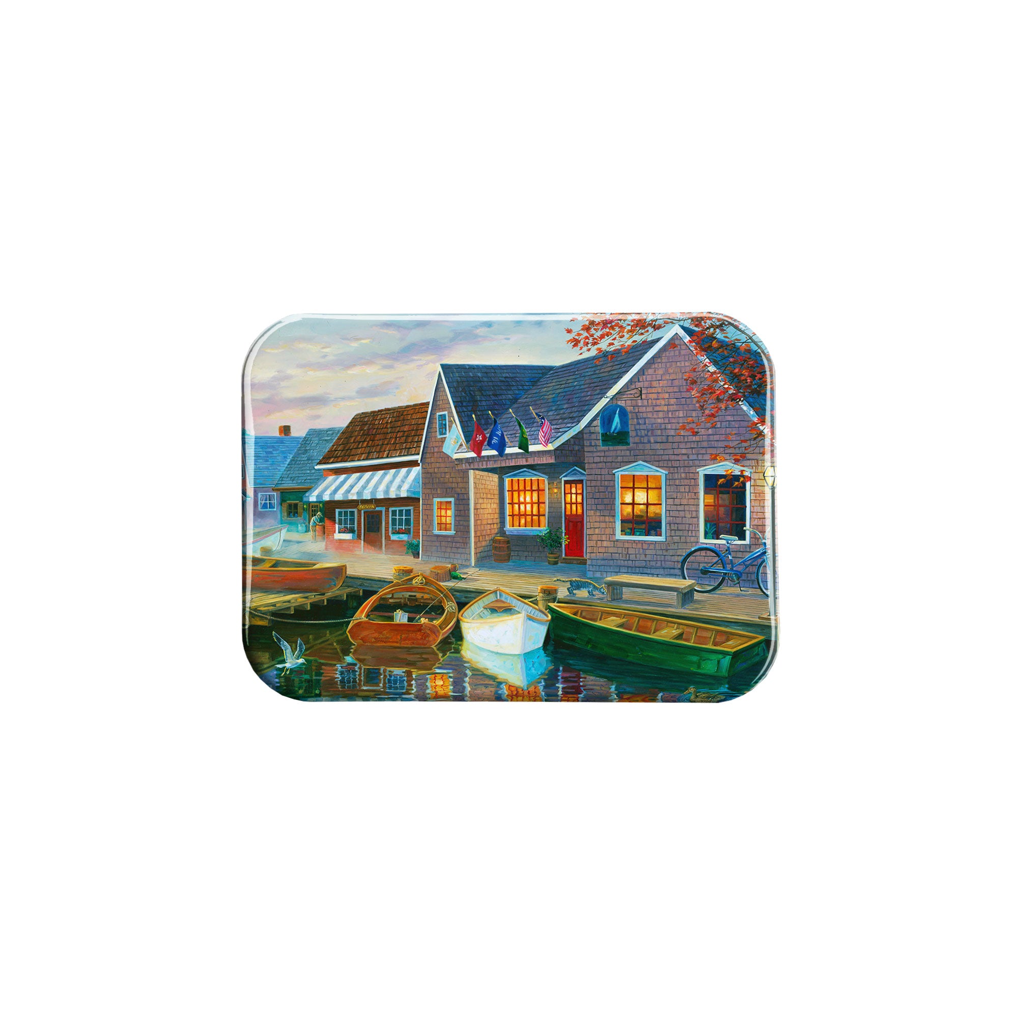 "Dawns Early Lights" - 2.5" X 3.5" Rectangle Fridge Magnets