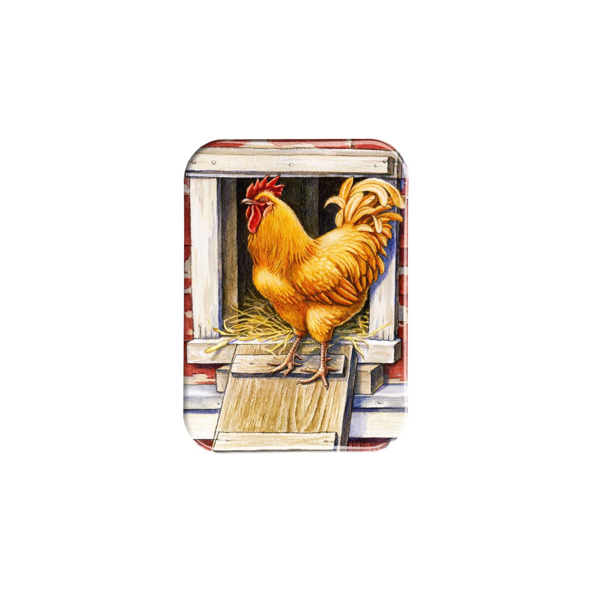 "Rooster" - 2.5" X 3.5" Rectangle Fridge Magnets