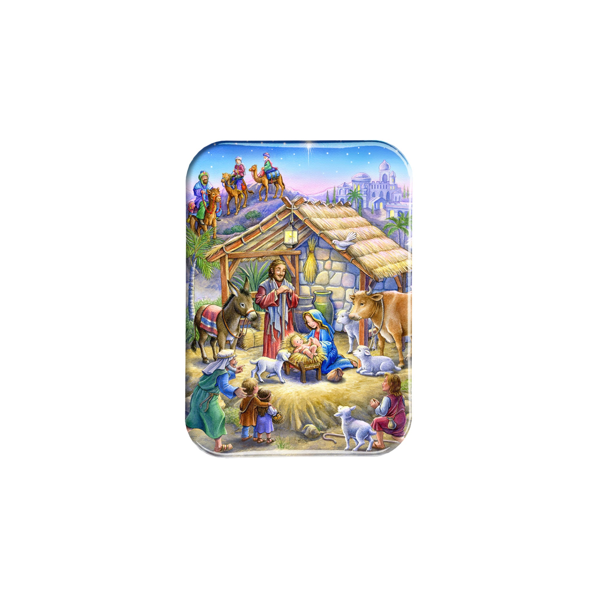 "Nativity" - 2.5" X 3.5" Rectangle Fridge Magnets