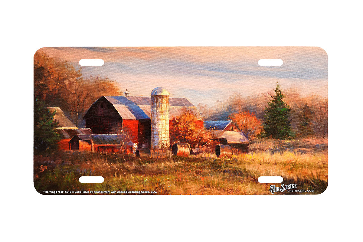 "Morning Frost" - Decorative License Plate