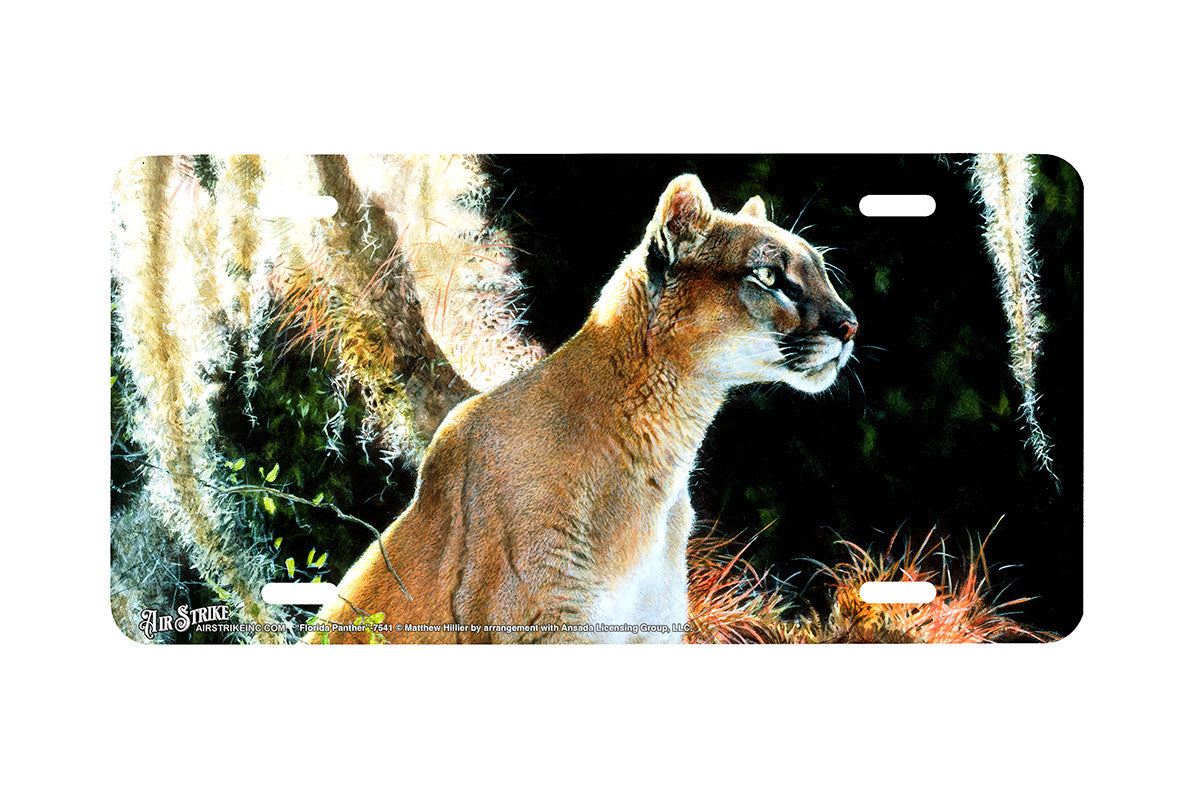 "Florida Panther" - Decorative License Plate