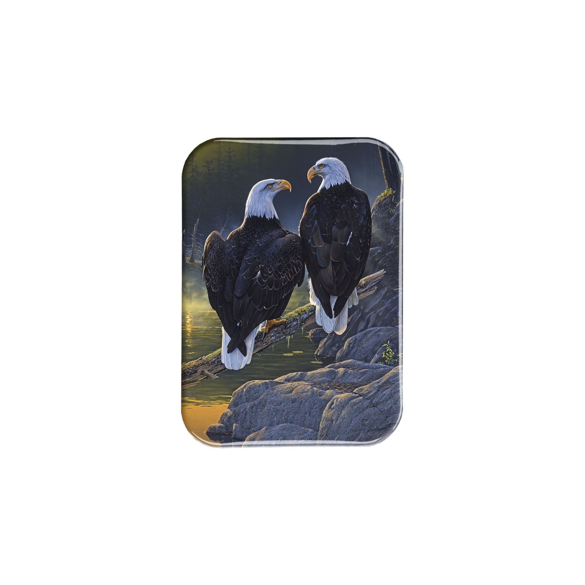 "Dawns Early Light" - 2.5" X 3.5" Rectangle Fridge Magnets