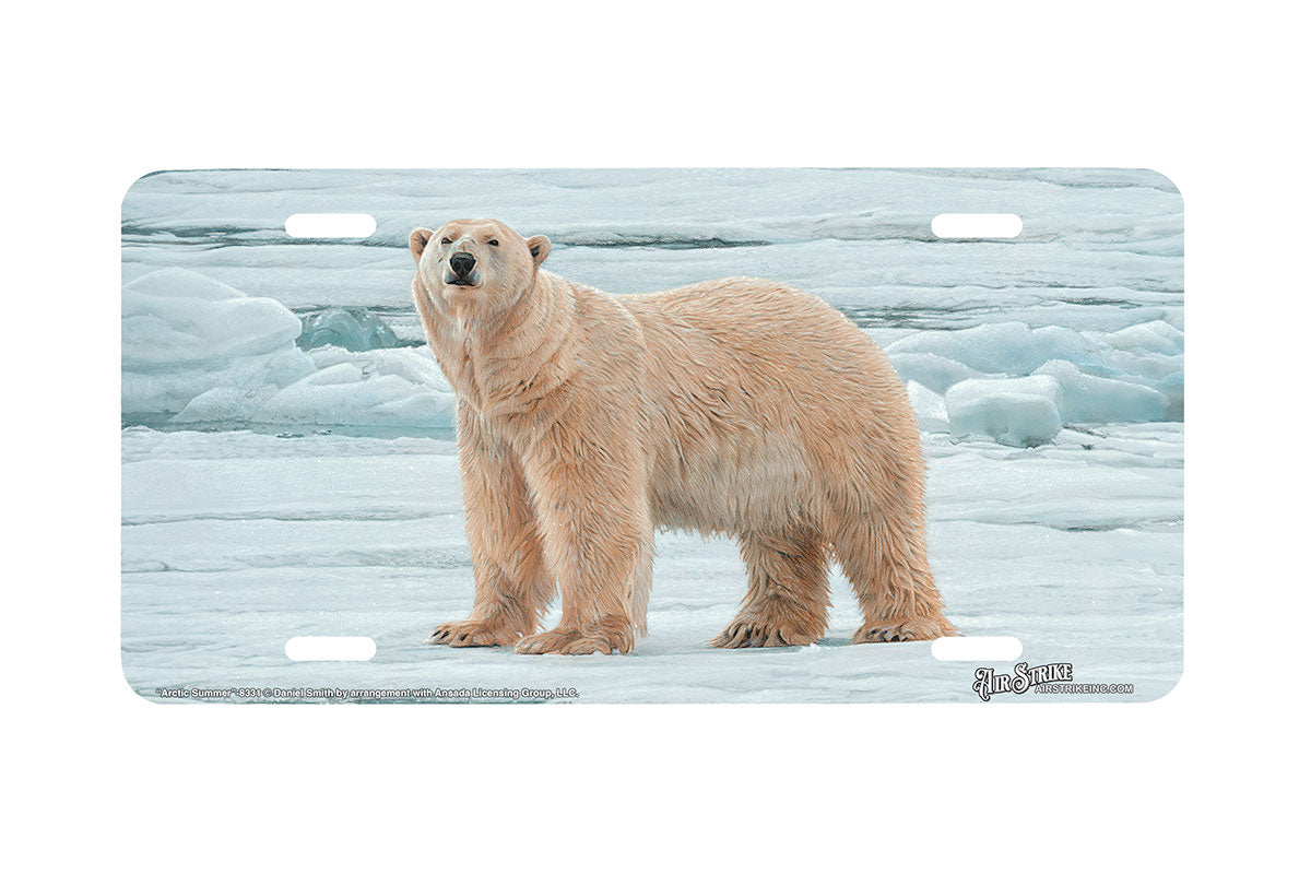 "Arctic Summer" - Decorative License Plate