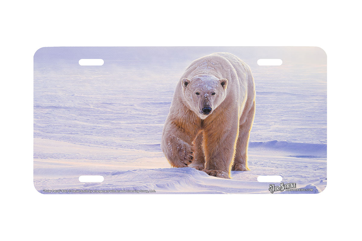 "Polar Patrol" - Decorative License Plate