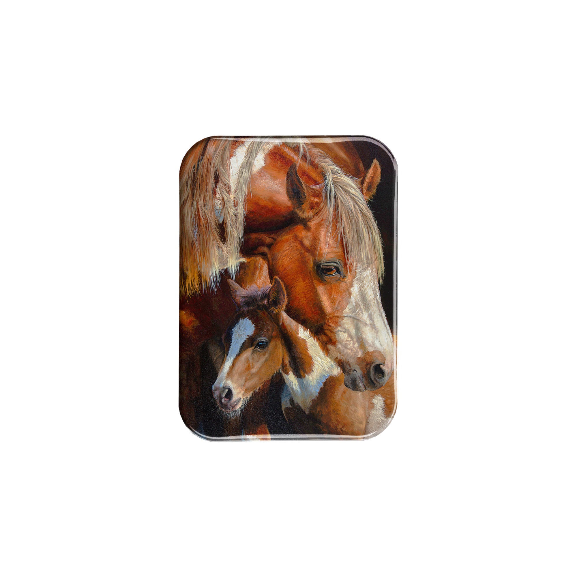 "Her First Foal" - 2.5" X 3.5" Rectangle Fridge Magnets