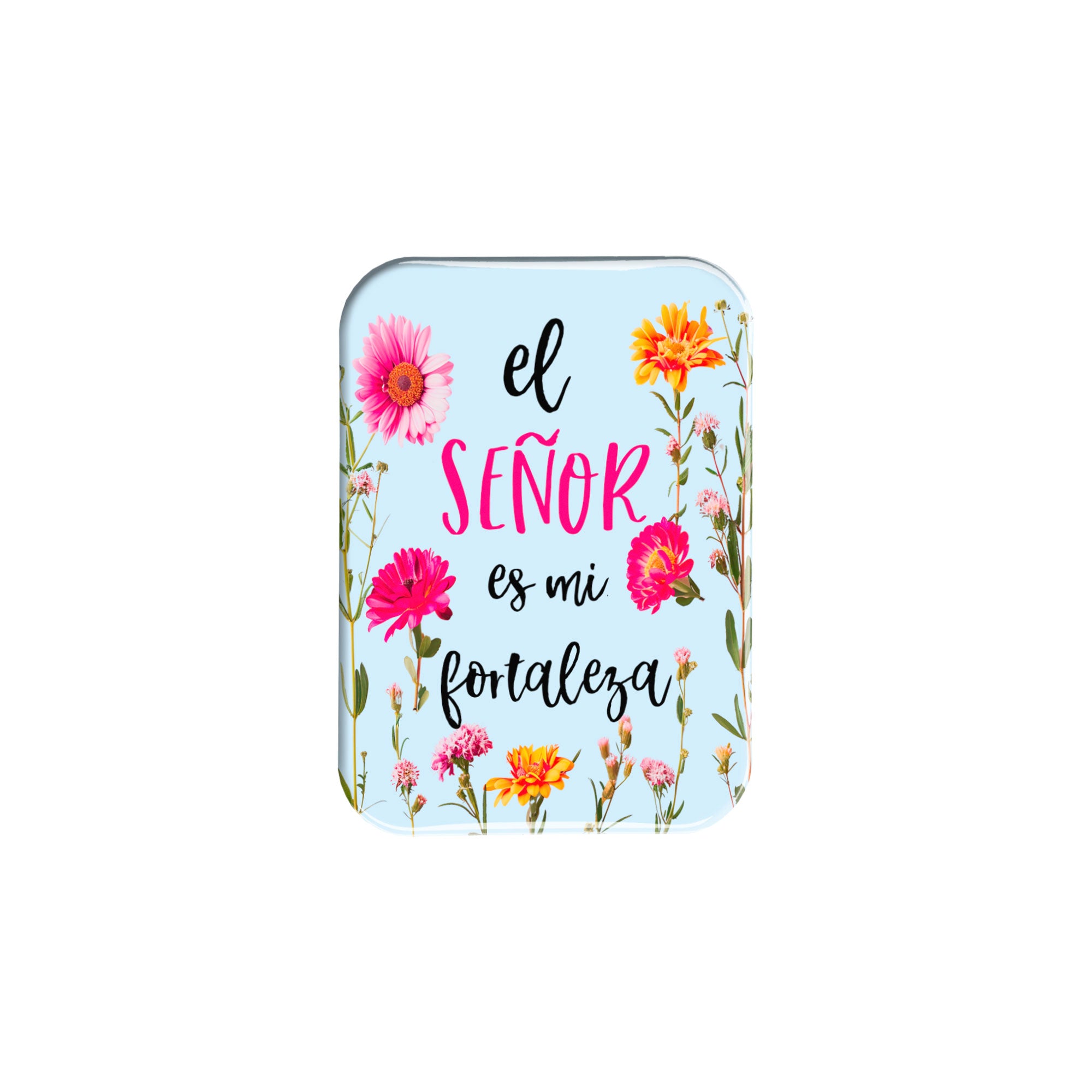 "El Senor es mi fortaleza" - 2.5" X 3.5" Rectangle Fridge Magnets