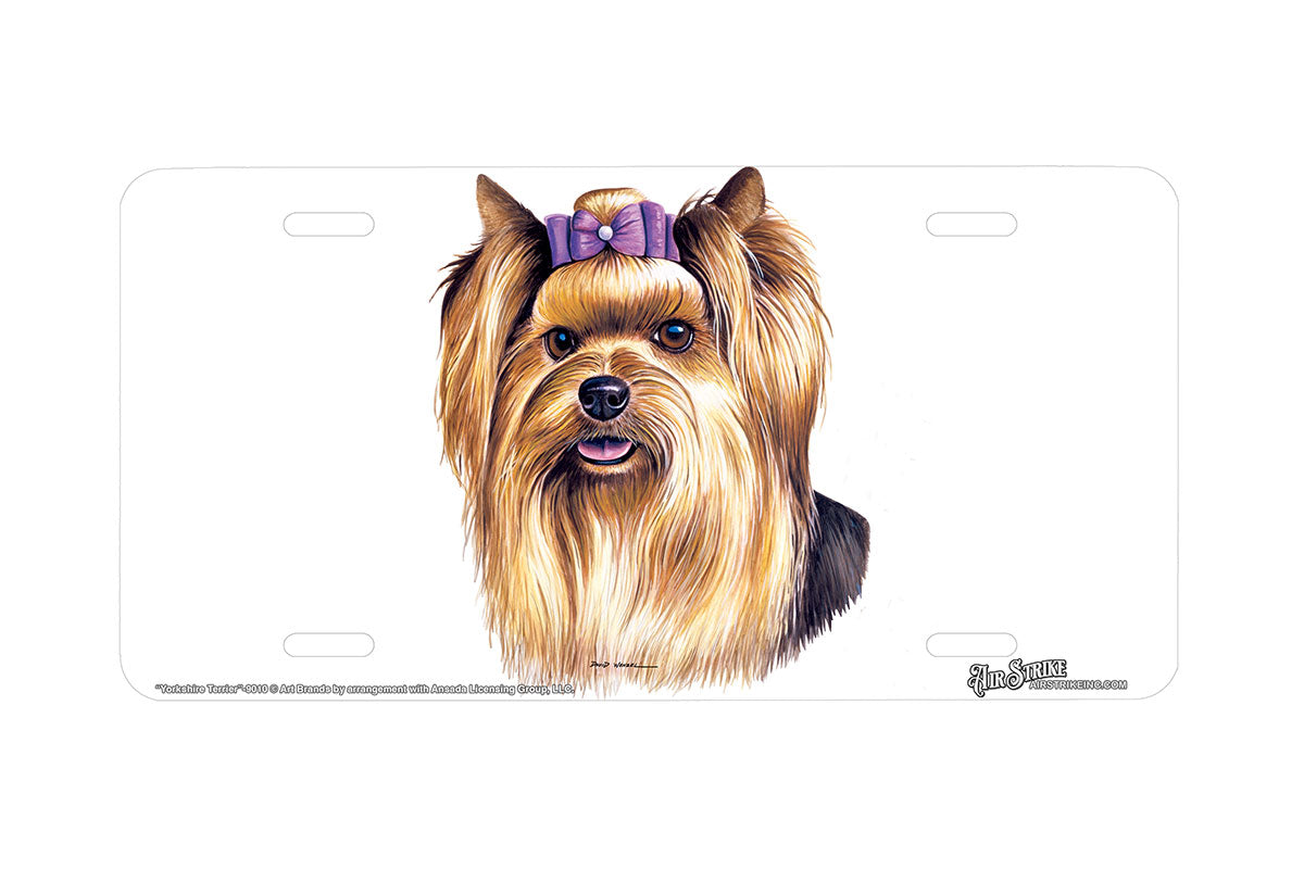 "Yorkshire Terrier" - Decorative License Plate