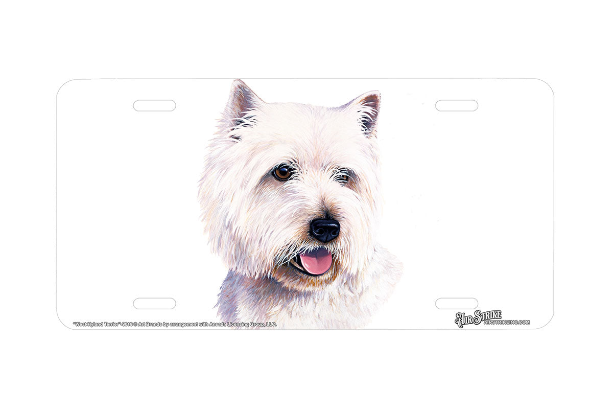 "West Hyland Terrier" - Decorative License Plate