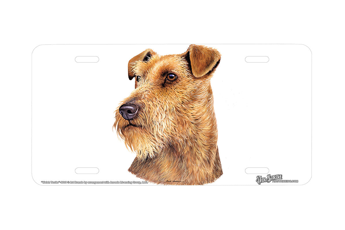 "Welsh Terrier" - Decorative License Plate