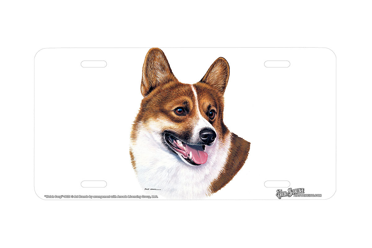 "Welsh Corgi" - Decorative License Plate