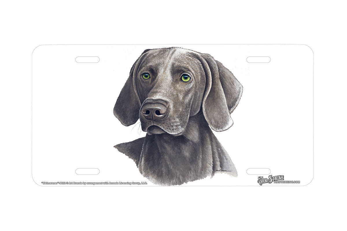 "Weimaraner" - Decorative License Plate