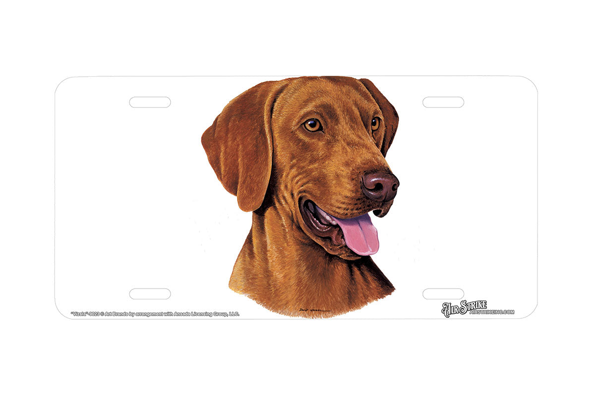 "Vizsla" - Decorative License Plate