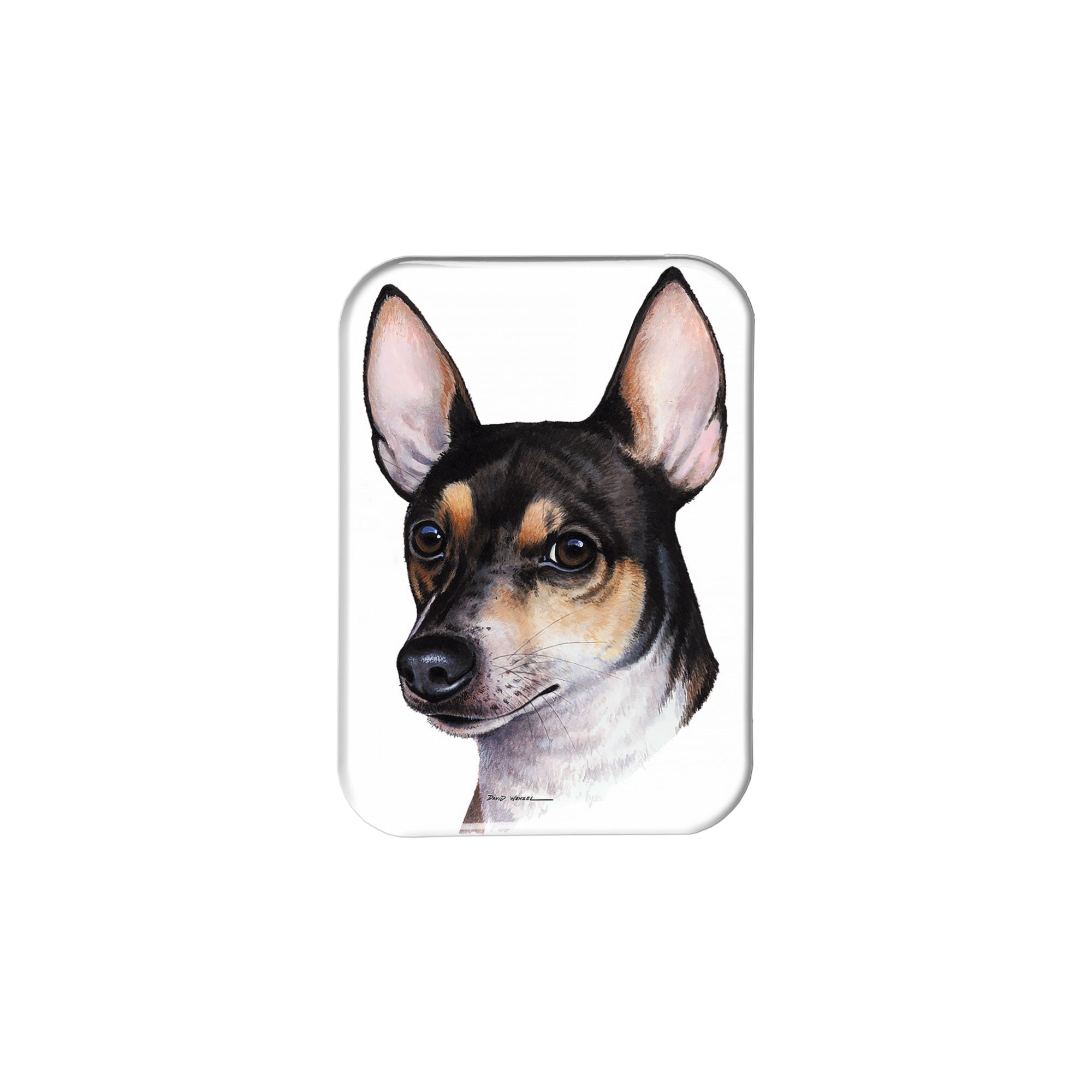 "Toy Fox Terrier" - 2.5" X 3.5" Rectangle Fridge Magnets