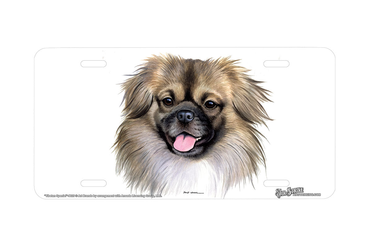 "Tibetan Spaniel" - Decorative License Plate