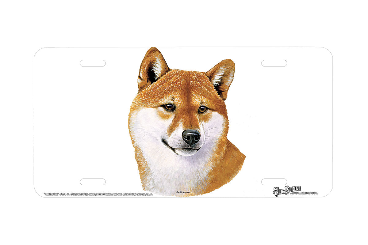 "Shiba Inu" - Decorative License Plate