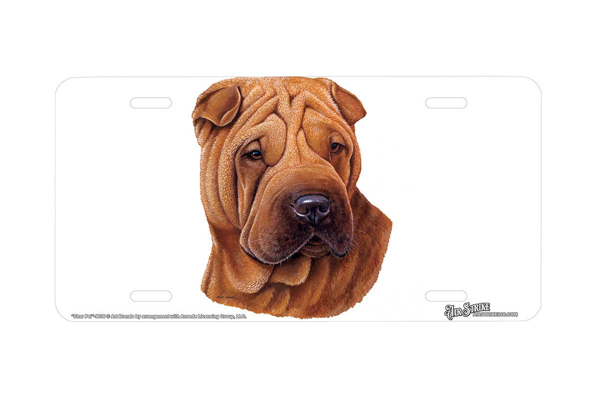 "Shar Pei" - Decorative License Plate