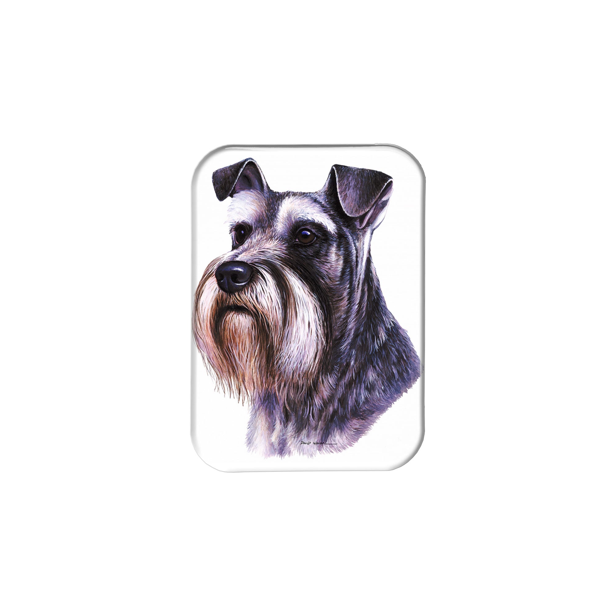 "Schnauzer" - 2.5" X 3.5" Rectangle Fridge Magnets