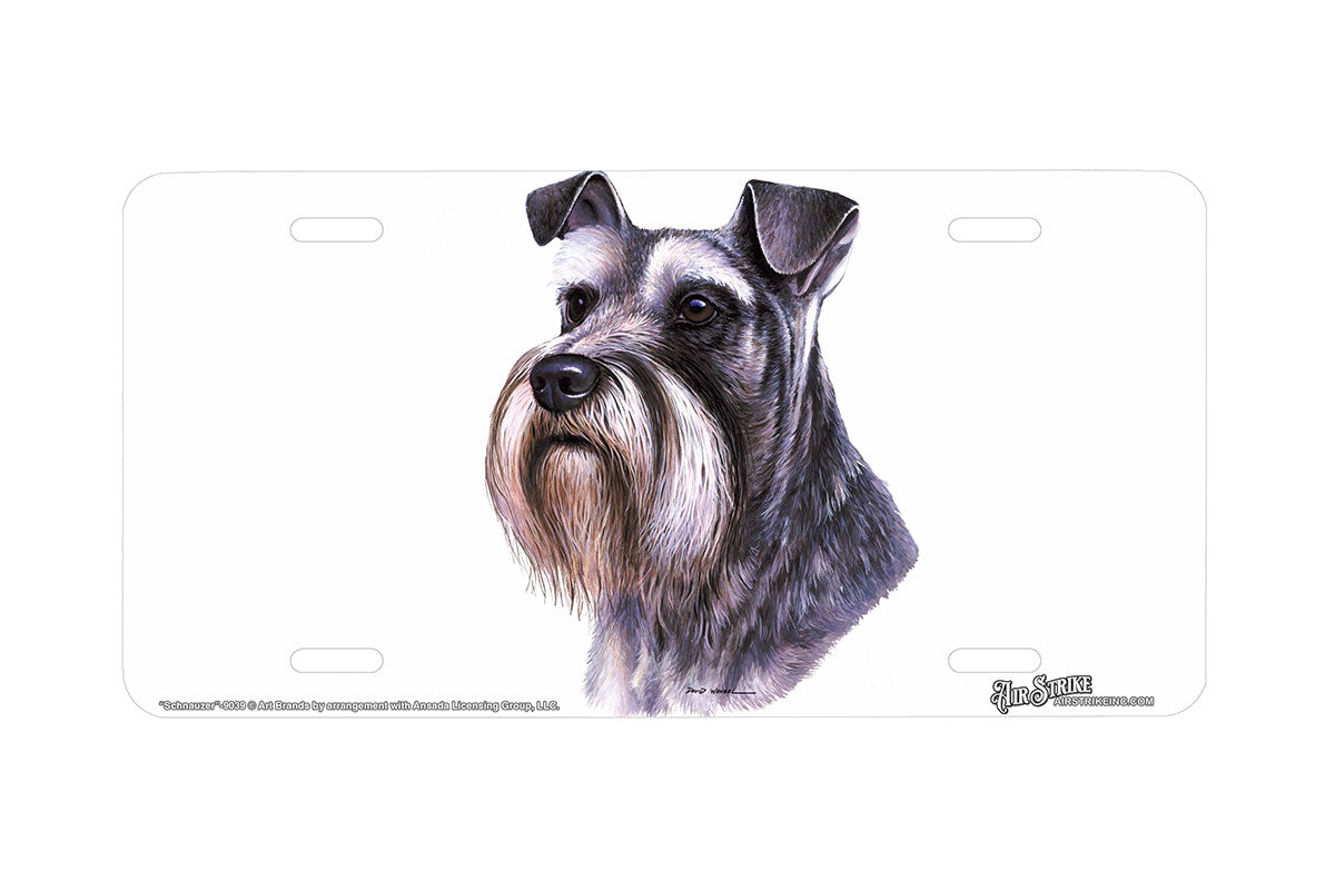 "Schnauzer" - Decorative License Plate