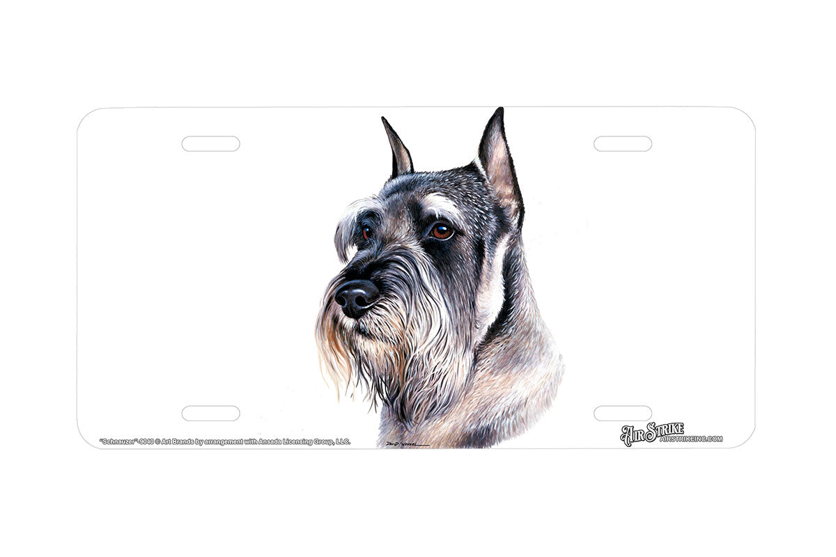 "Schnauzer" - Decorative License Plate