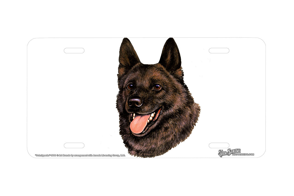 "Schipperke" - Decorative License Plate