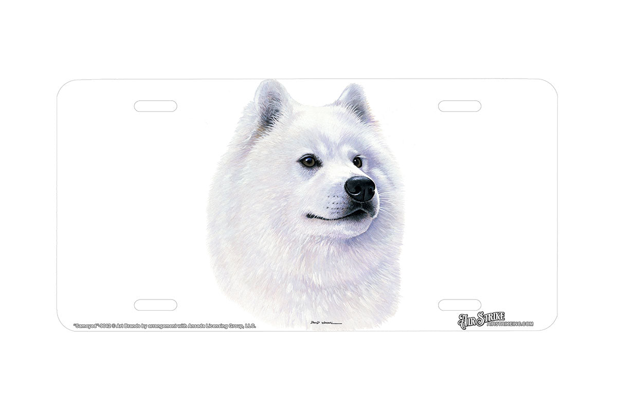 "Samoyed" - Decorative License Plate