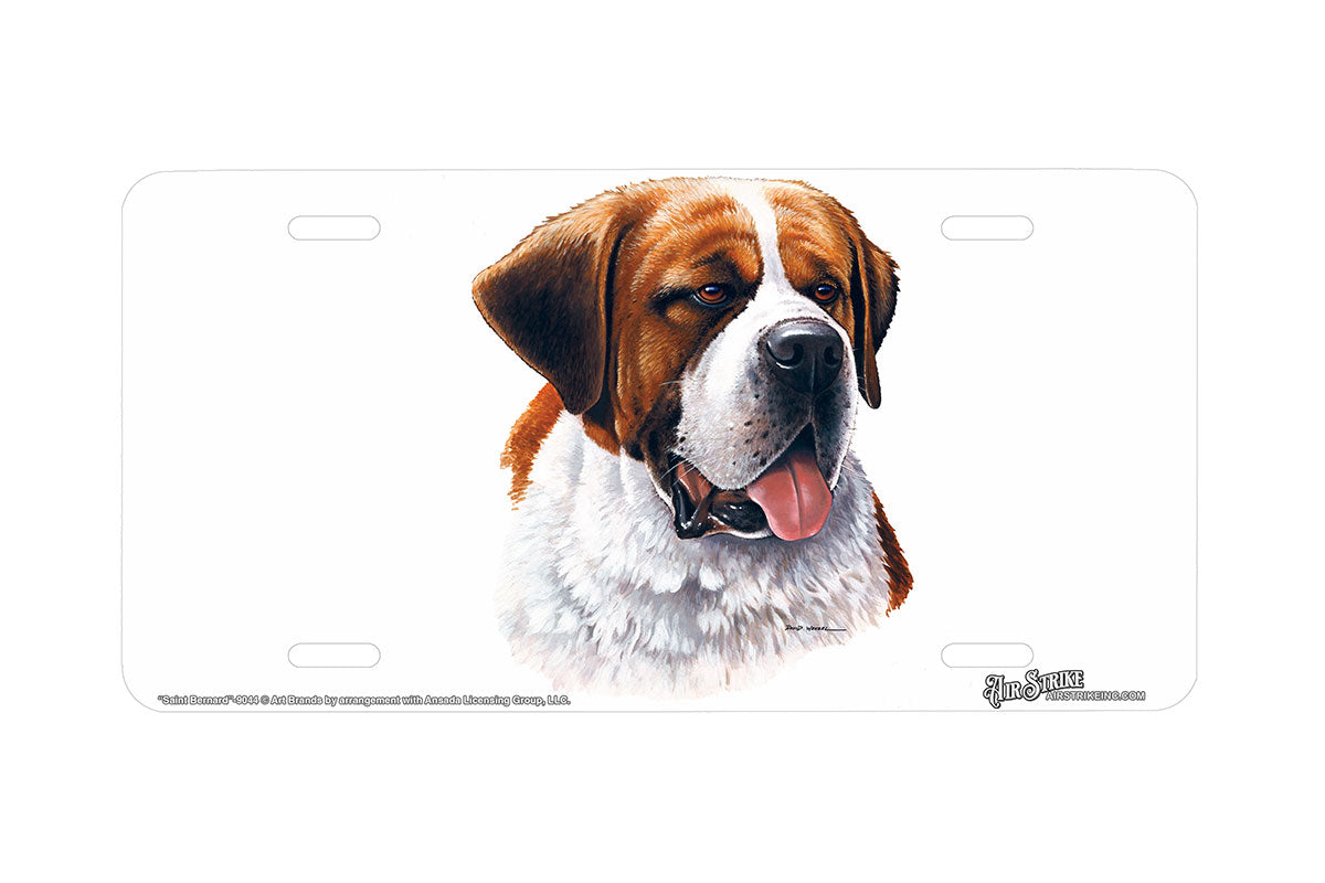 "Saint Bernard" - Decorative License Plate