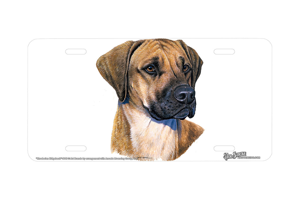 "Rhodesian Ridgeback" - Decorative License Plate