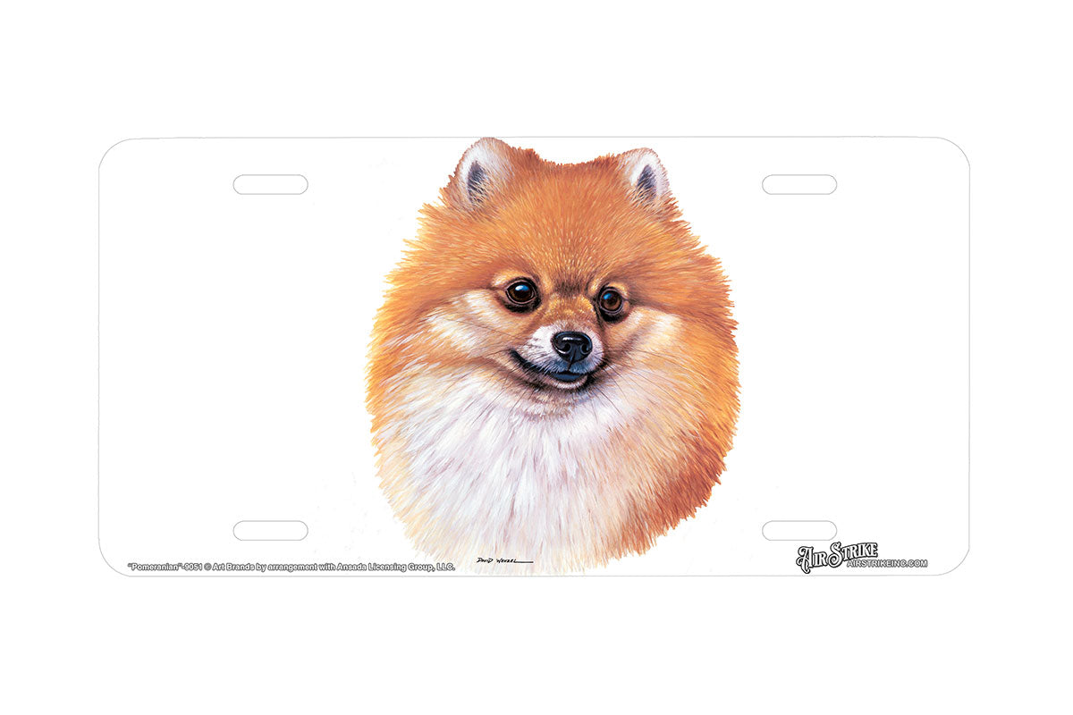 "Pomeranian" - Decorative License Plate