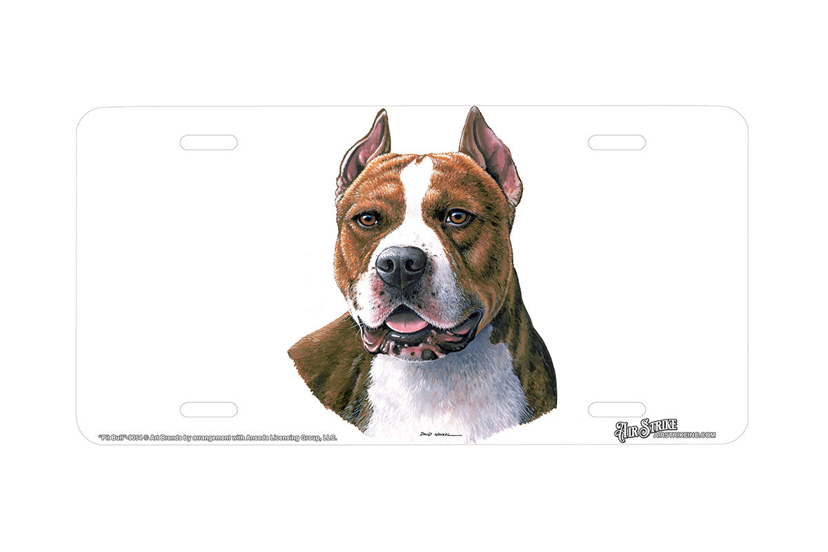 "Pit Bull" - Decorative License Plate