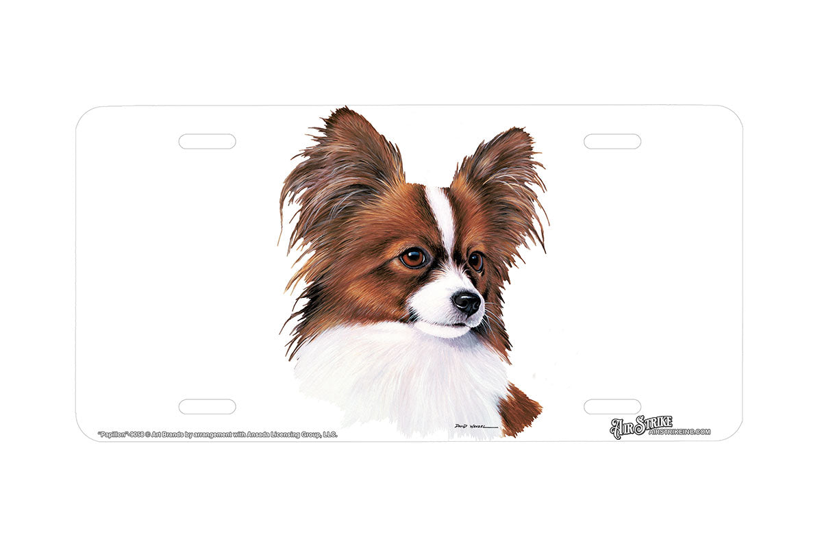 "Papillon" - Decorative License Plate