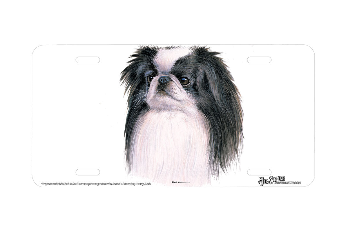 "Japanese Chin" - Decorative License Plate